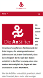 Mobile Screenshot of die-anstifter.de